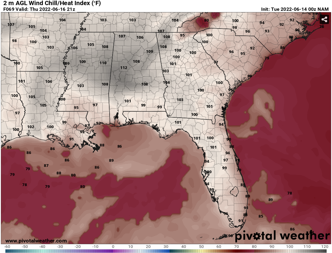 Hot and muggy conditions to continue across the Southeast SW MS