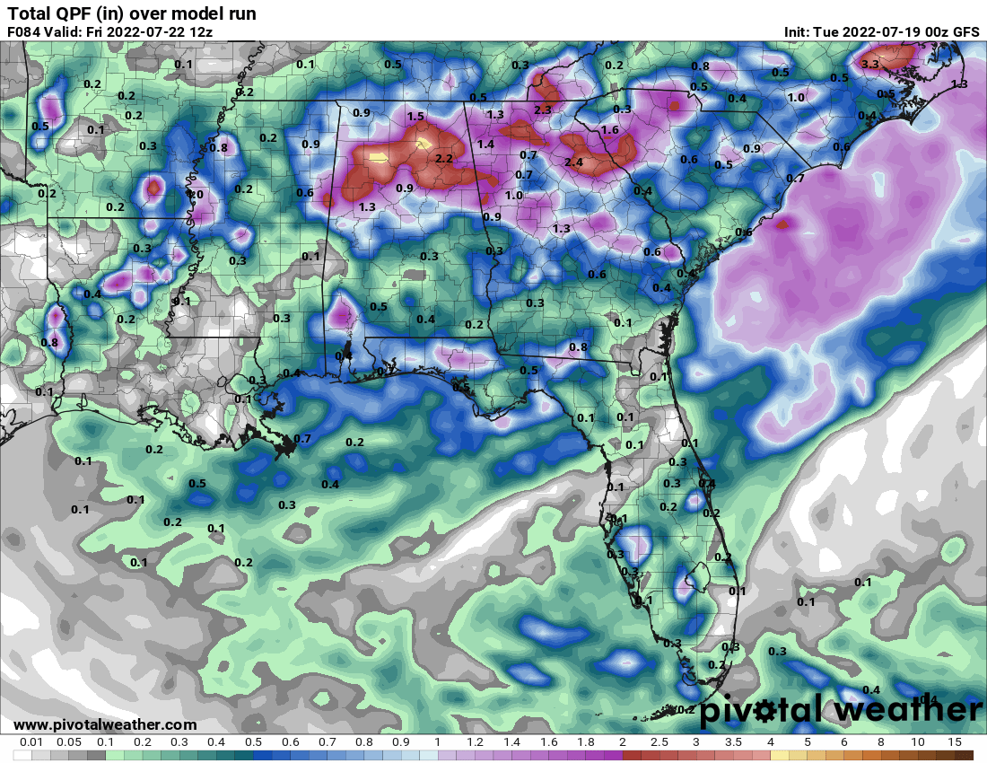 Summertime pattern of heat, daytime thunderstorms return to