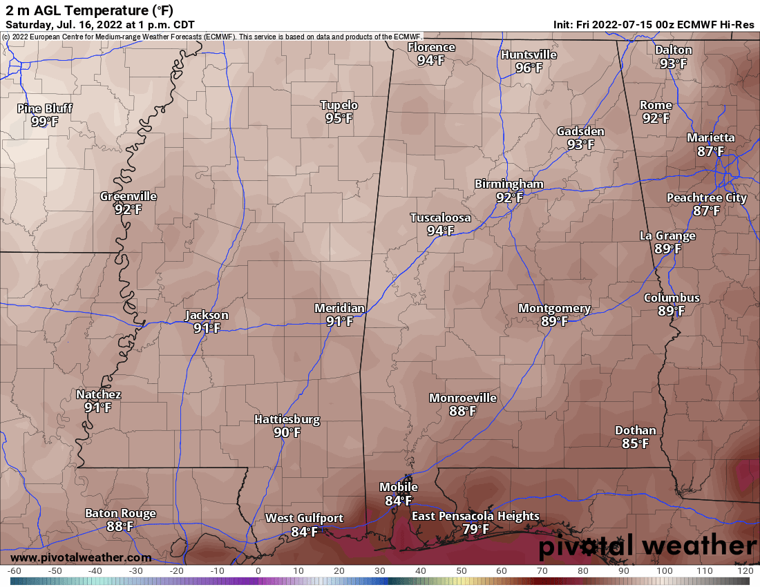 Decreased Rain Chances for the Weekend Before Increased Heat Next Week ...