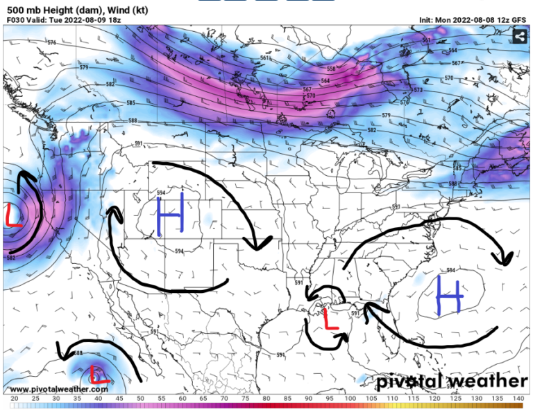 A Lowlevel pressure bring in stormy weather SW MS Weather Forecast